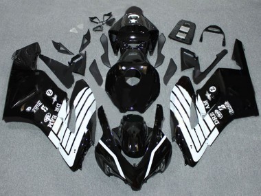 Online Negro Brillante Blanco Carenado Moto Honda CBR1000RR 2004-2005