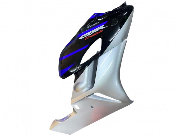Online Plata Azul Negro Brillante Carenado Moto Honda CBR1000RR 2004-2005