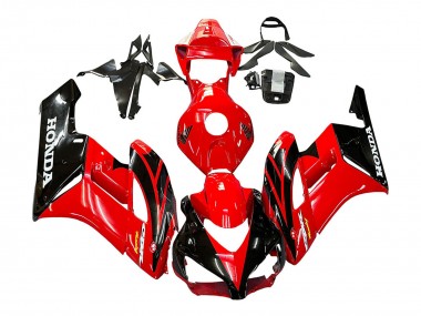 Online Rojo Negro Brillante Carrera Carenado Moto Honda CBR1000RR 2004-2005