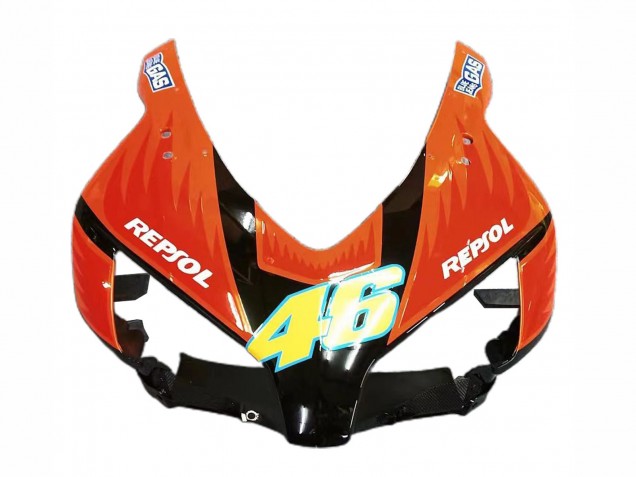 Online Amarillo Naranja Negro Brillante Repsol Rossi 46 Carenado Moto Honda CBR1000RR 2004-2005