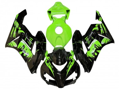 Online Verde Negro Brillante Carenado Moto Honda CBR1000RR 2004-2005