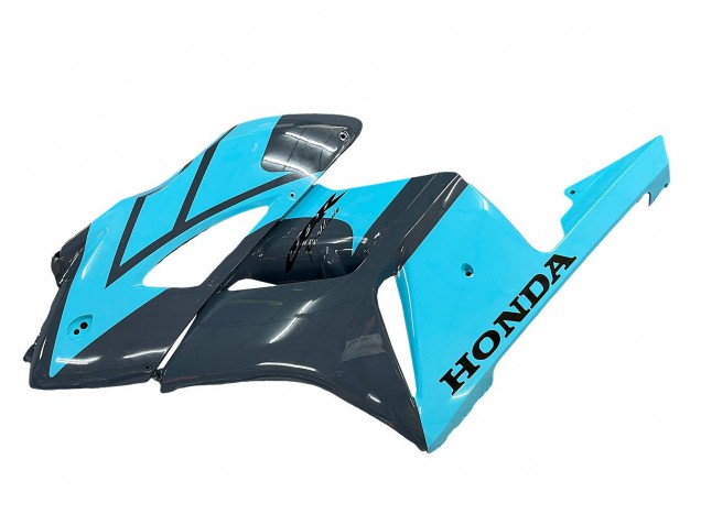 Online Azul Claro Negro Brillante Carenado Moto Honda CBR1000RR 2004-2005