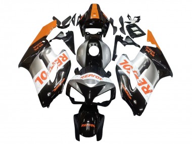 Online Naranja Plata Negro Brillante Repsol Carenado Moto Honda CBR1000RR 2004-2005