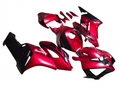 Online Rojo Negro Brillante Raya Carenado Moto Honda CBR1000RR 2004-2005