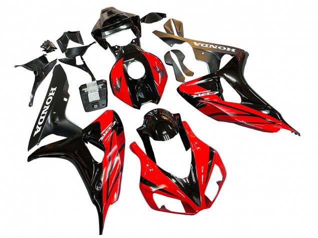 Online Azul Negro Brillante Carenados Moto Honda CBR1000RR 2006-2007