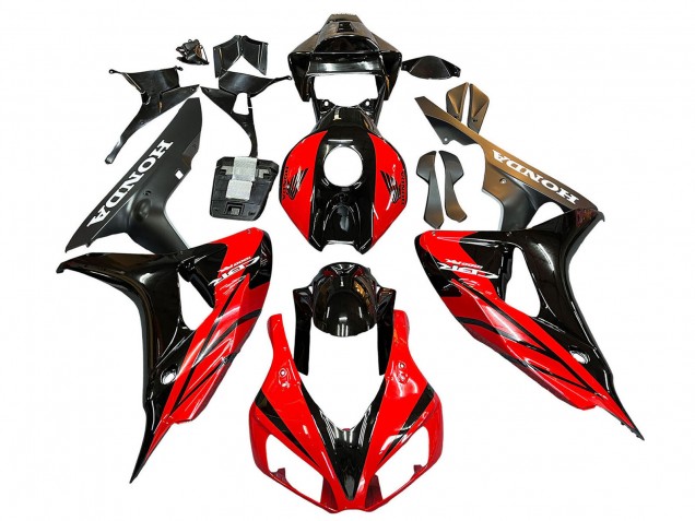 Online Azul Negro Brillante Carenados Moto Honda CBR1000RR 2006-2007