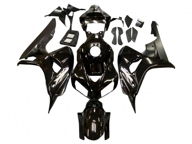 Online Negro Brillante Negro Mate Carenado Moto Honda CBR1000RR 2006-2007