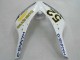 Online Blanco Verde Negro Brillante Hannspree 52 Carenado Moto Honda CBR1000RR 2006-2007