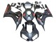 Online Negro Mate Rojo Calcomanías Carenado Moto Honda CBR1000RR 2006-2007