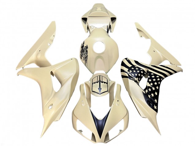 Online Crema Negro Carenado Moto Honda CBR1000RR 2006-2007