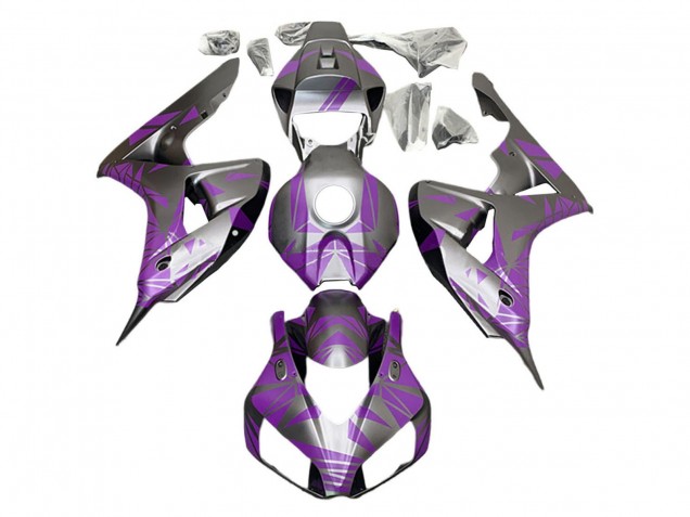 Online Plata Púrpura Claro Carenado Moto Honda CBR1000RR 2006-2007