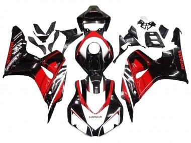 Online Rojo Negro Brillante Carenado Moto Honda CBR1000RR 2006-2007