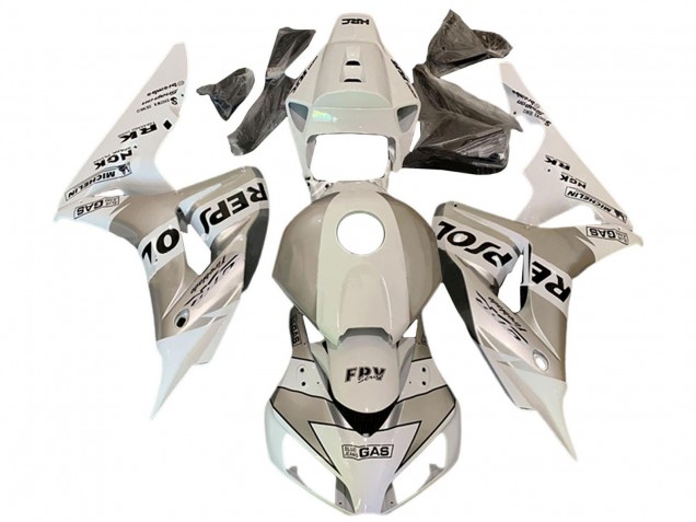 Online Blanco Gris Repsol Carenado Moto Honda CBR1000RR 2006-2007