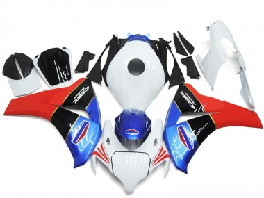 Online Blanco Azul Rojo Negro Brillante Carenado Moto Honda CBR1000RR 2008-2011