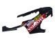 Online Rojo Blanco Negro Brillante Carrera Carenado Moto Honda CBR1000RR 2008-2011