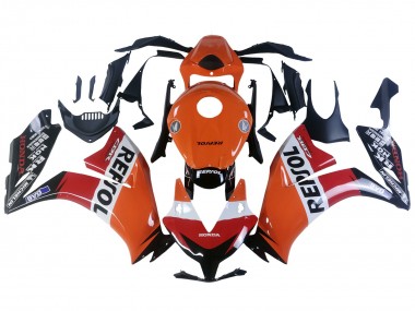 Online Naranja Blanco Rojo Repsol Carenado Moto Honda CBR1000RR 2012-2016