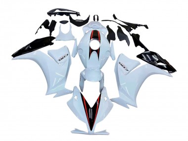 Online Blanco Negro Brillante Carenado Moto Honda CBR1000RR 2012-2016