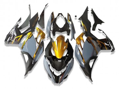 Online Oro Nardo Gris Negro Carenado Moto Kawasaki EX400 2018-2024