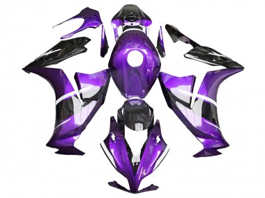 Online Púrpura Negro Brillante Carenados Moto Honda CBR1000RR 2012-2016