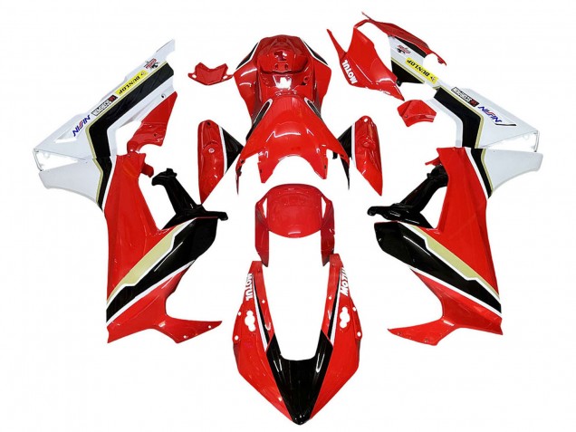 Online Blanco Rojo Negro Carenados Moto Honda CBR1000RR 2017-2023