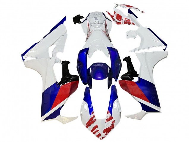 Online Blanco Rojo Azul Carenados Moto Honda CBR1000RR 2017-2023