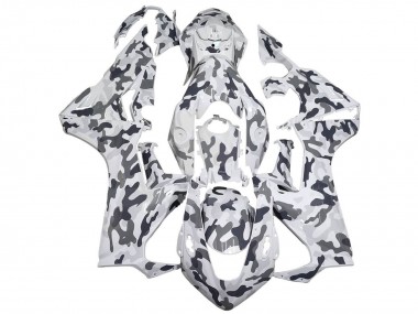 Online Blanco Gris Camouflage Carenado Moto Honda CBR1000RR 2017-2023