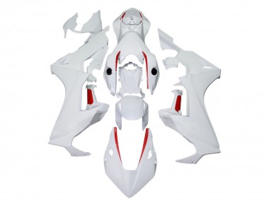 Online Blanco Rojo Línea Carenado Moto Honda CBR1000RR 2017-2023