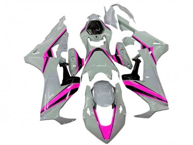 Online Blanco Rosa Negro Carenado Moto Honda CBR1000RR 2017-2023