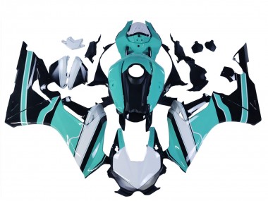 Online Blanco Azul Claro Negro Brillante Carenado Moto Honda CBR1000RR 2017-2023