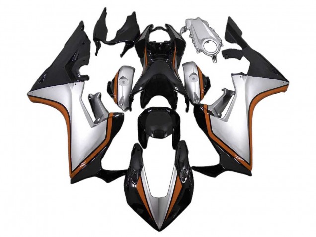 Online Plata Naranja Negro Brillante Carenado Moto Honda CBR1000RR 2017-2023