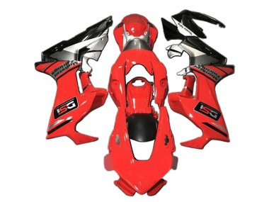 Online Rojo Blanco Plata Negro Brillante DSI Carenado Moto Honda CBR1000RR 2017-2023
