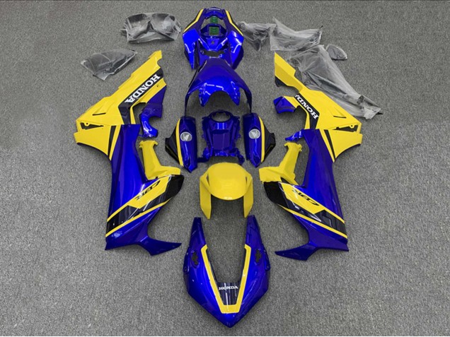 Online Amarillo Azul Carenado Moto Honda CBR1000RR 2017-2023
