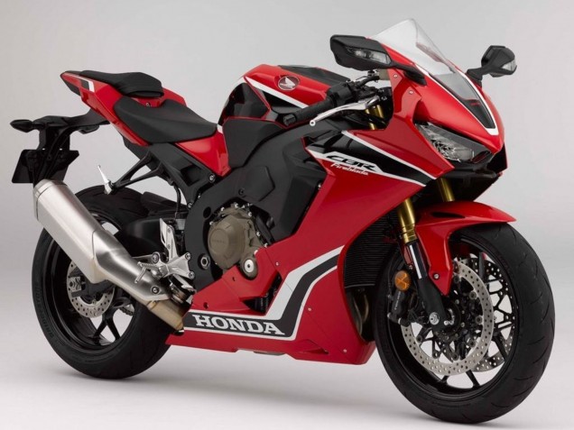 Online Rojo Blanco Negro Carenado Moto Honda CBR1000RR 2017-2023