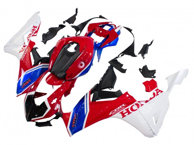 Online Blanco Rojo Azul Negro HRC Carenado Moto Honda CBR1000RR 2017-2023
