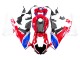 Online Blanco Rojo Azul Negro HRC Carenado Moto Honda CBR1000RR 2017-2023