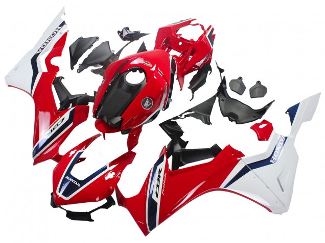Online Blanco Rojo Azul Oscuro Fireblade Carenado Moto Honda CBR1000RR 2017-2023