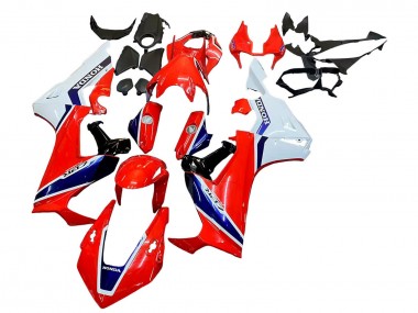 Online Blanco Rojo Azul Kits Carenados Moto Honda CBR1000RR 2017-2023