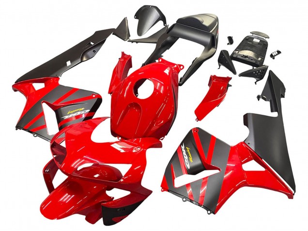 Online Rojo Negro Mate Carrera Carenado Moto Honda CBR600RR 2003-2004