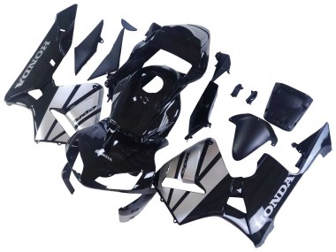 Online Plata Negro Brillante Carenado Moto Honda CBR600RR 2003-2004