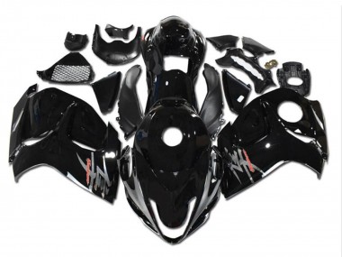Online Negro Brillante Gris Carenado Moto Suzuki GSXR 1300 Hayabusa 2008-2020