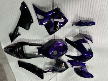 Online Azul Oscuro Negro Brillante Carenado Moto Honda CBR600RR 2003-2004
