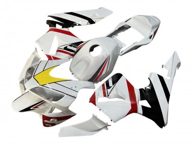 Online Blanco Rojo Amarillo Negro Carenado Moto Honda CBR600RR 2003-2004