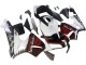 Online Blanco Rojo Negro Brillante Monstruo Carenado Moto Honda CBR600RR 2003-2004