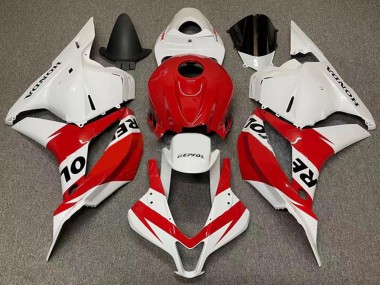 Online Blanco Rojo Repsol Carenado Moto Honda CBR600RR 2007-2008