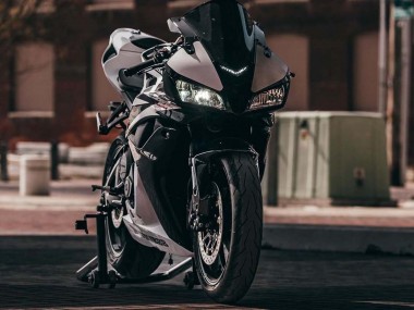 Online Blanco Negro Carrera Carenado Moto Honda CBR600RR 2007-2008