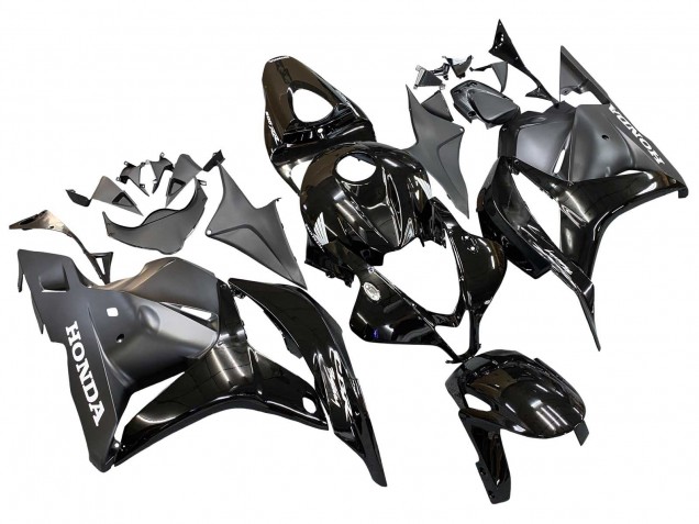 Online Negro Brillante Negro Mate Carenado Moto Honda CBR600RR 2009-2012
