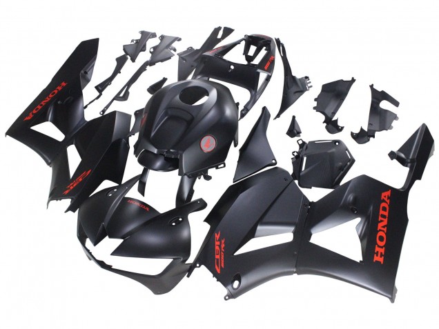 Online Negro Mate Rojo Calcomanías Carenado Moto Honda CBR600RR 2013-2023