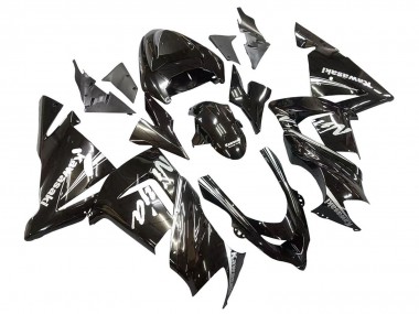 Online Negro Brillante Ninja Carenado Moto Kawasaki ZX10R 2004-2005