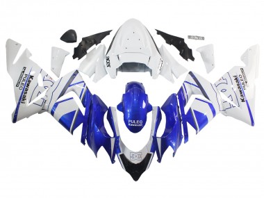 Online Negro Blanco Carenados Moto Kawasaki ZX10R 2004-2005