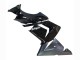 Online Negro Brillante Mate Ninja Carenado Moto Kawasaki ZX10R 2004-2005